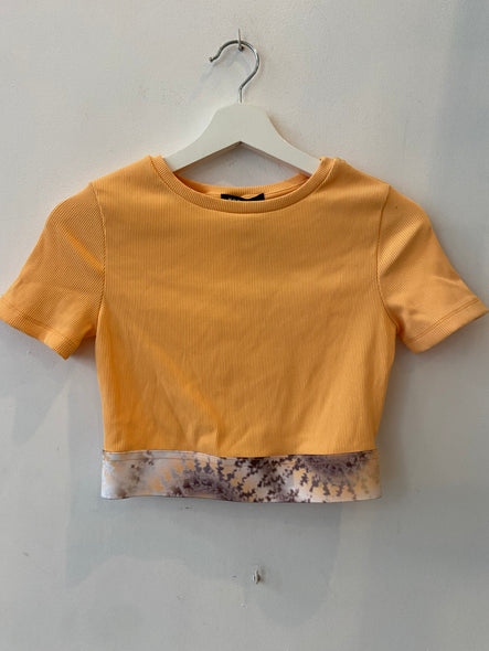 Yellow crop-top