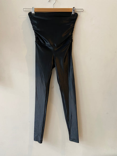 Black maternity leggings