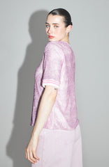Pink Poppy Sequined Blouse