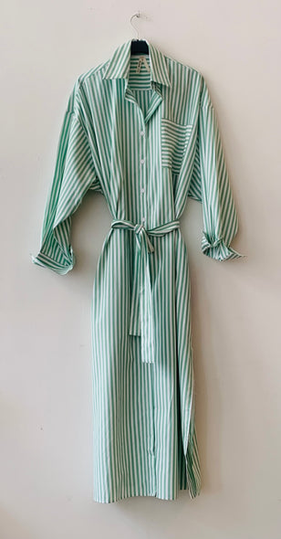 Long sleeved striped dress