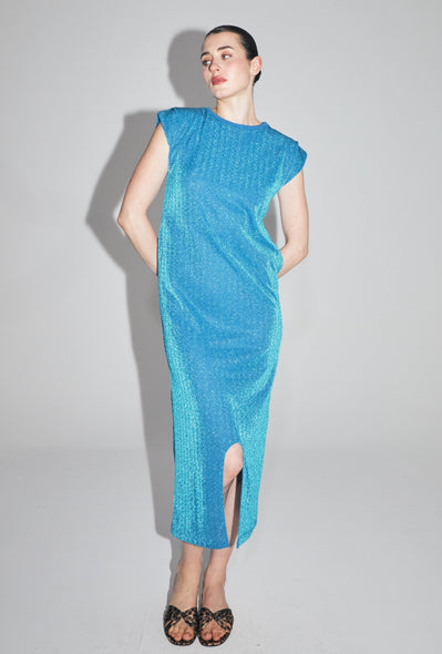 Adèle Blue Dress With Pockets