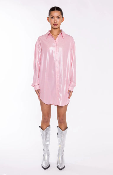 Candy Pink Shimmer Shirt
