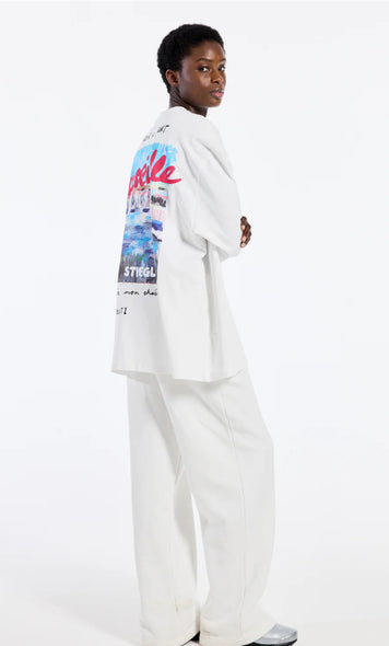 Monet Skate Longsleeve White