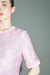 Pink Poppy Sequined Blouse