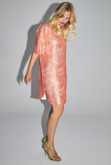 Alix Orange Sequined Dress