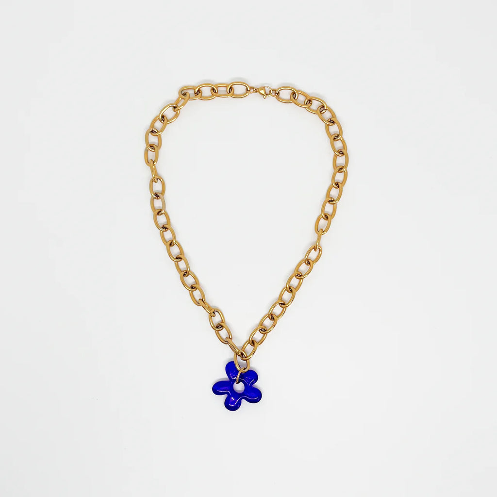 Bloom Necklace Blue