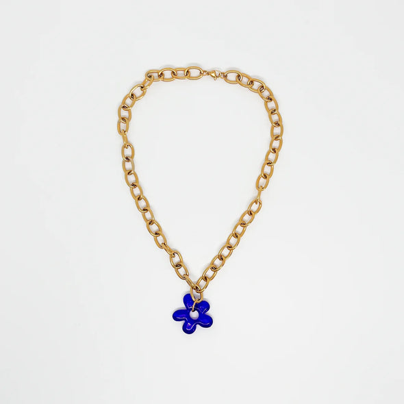 Bloom Necklace Blue