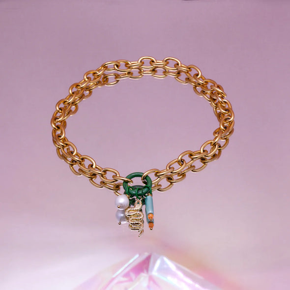 Chunky Bangle Necklace