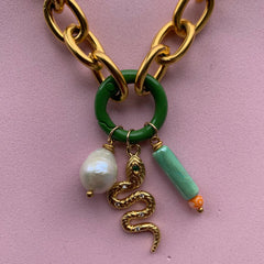 Chunky Bangle Necklace
