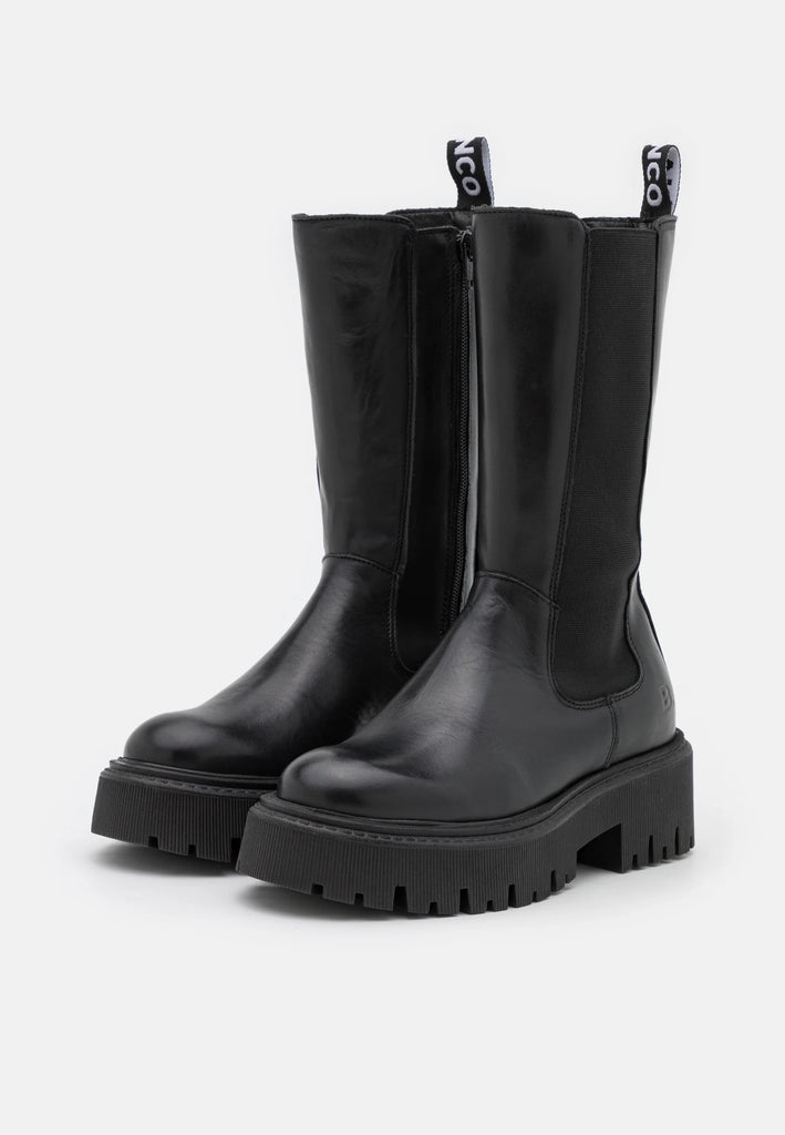 Chelsea Biker Boots Black