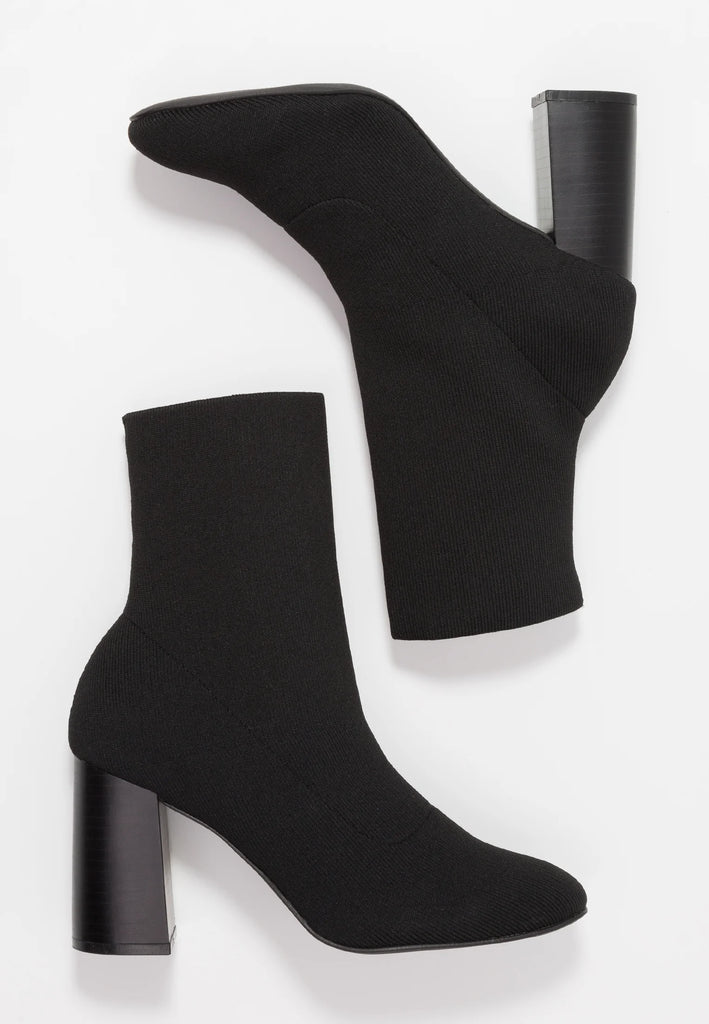 Ankle Sock Boots Black