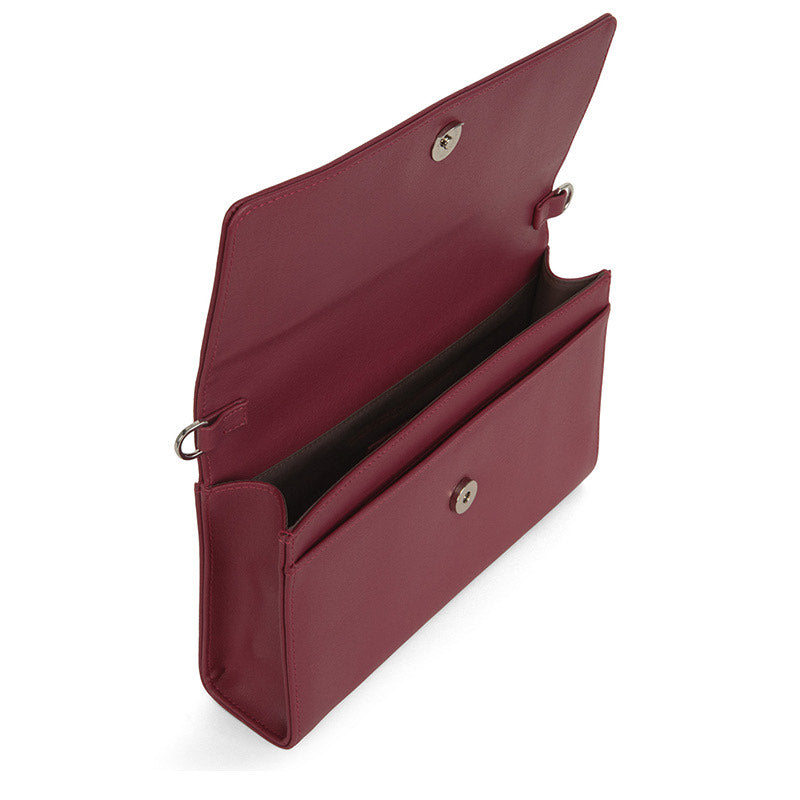 DWRLG Vegan Crossbody Bag Beetroot
