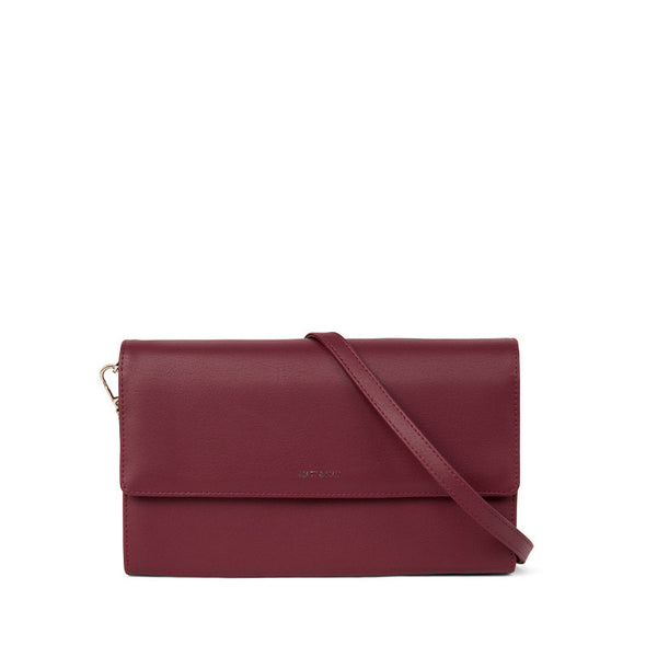 DWRLG Vegan Crossbody Bag Beetroot