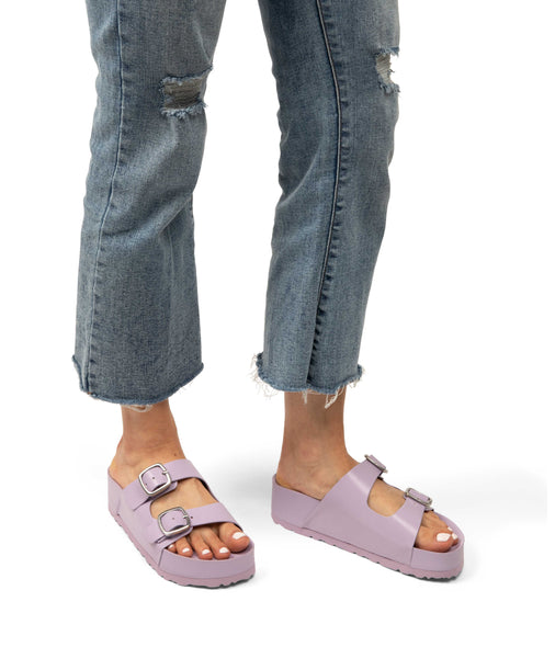 Olaya Vegan Slides Lilac