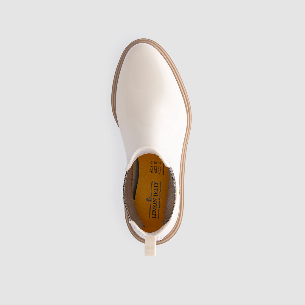 Flow Vegan White Boots Low