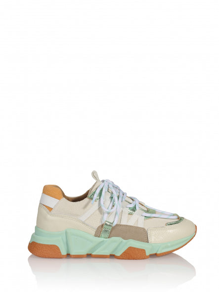 Los Angeles Sneaker Mint/Orange