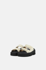 Suede Sandals Sand