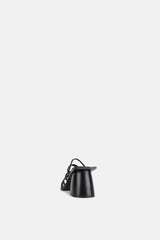 Vertigo Leather Asymmetric Strap Sandals
