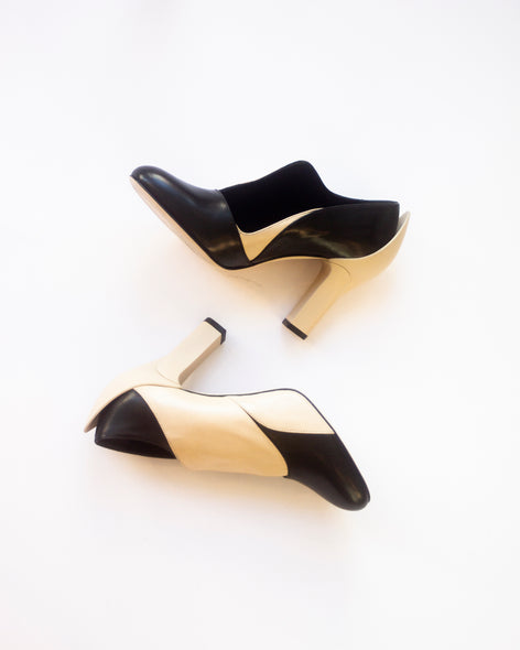 Elegnano Tine Beige/Nero