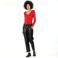 Faux Leather Pantalon Nattie