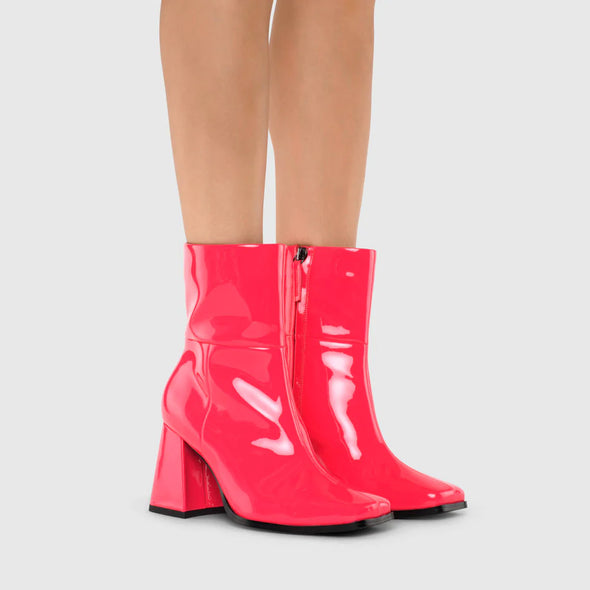 Highlighter Pink Booties
