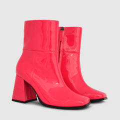 Highlighter Pink Booties