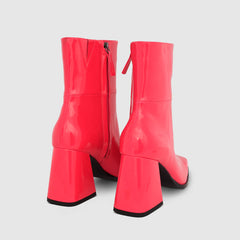 Highlighter Pink Booties