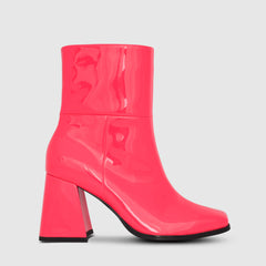 Highlighter Pink Booties