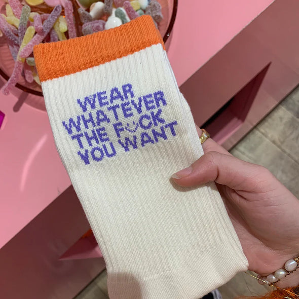 Jean Socks Orange