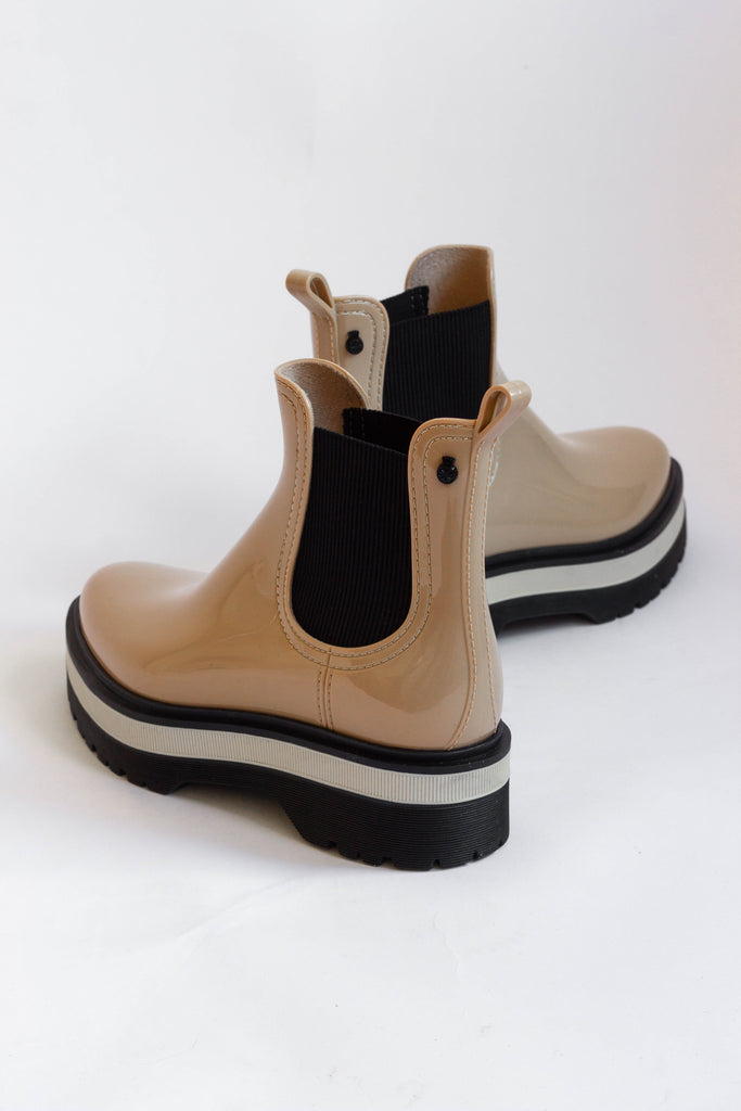 Netty Vegan Beige Low Boots
