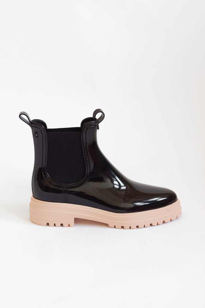 Walker Vegan Black/Pink Low Boots