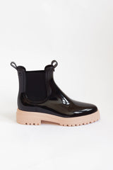 Walker Vegan Black/Pink Low Boots