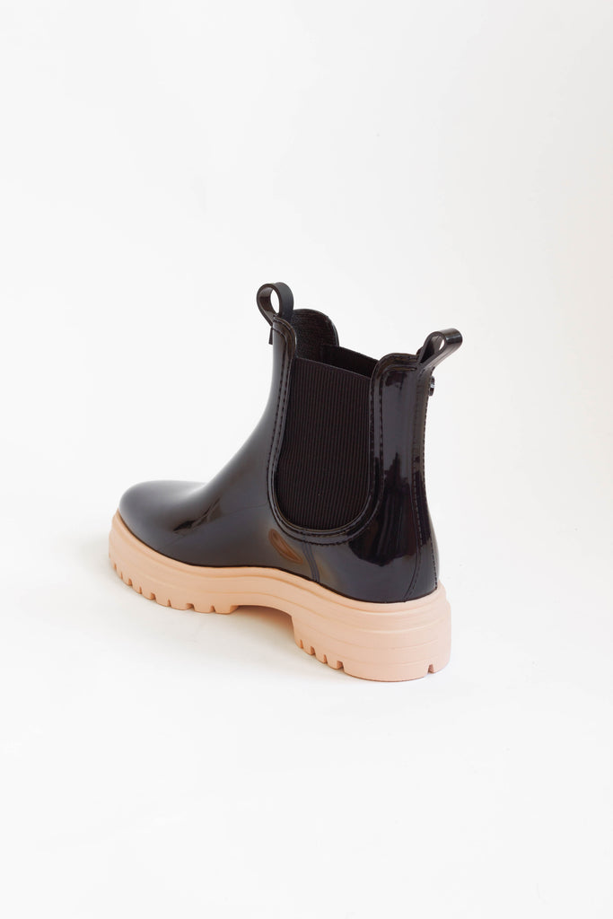 Walker Vegan Black/Pink Low Boots