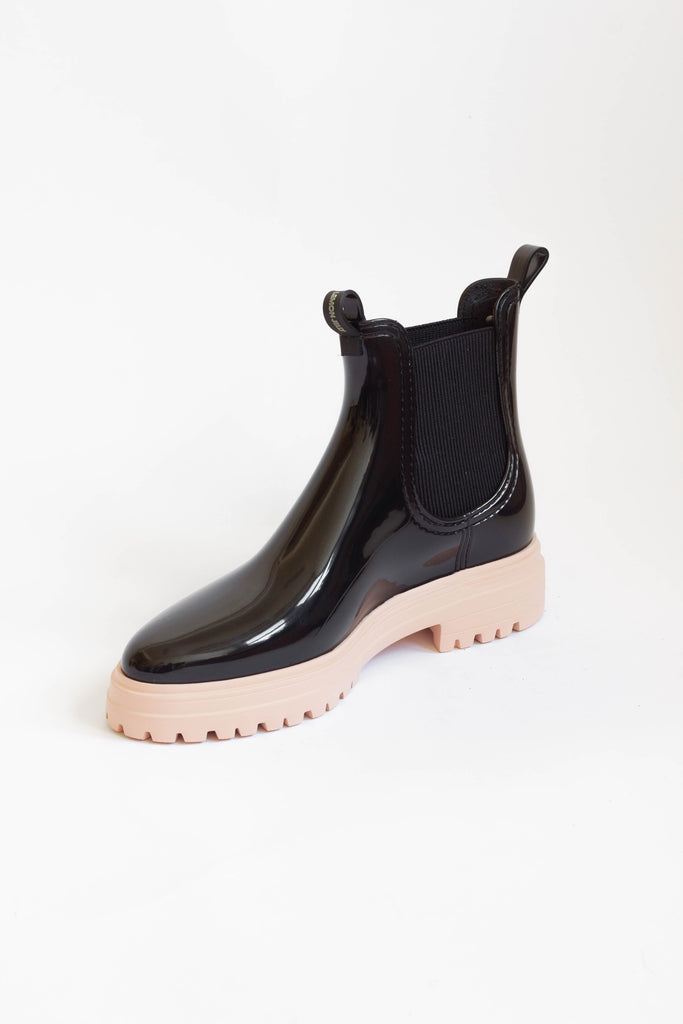 Walker Vegan Black/Pink Low Boots
