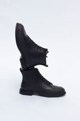 Pix Black Lace Up