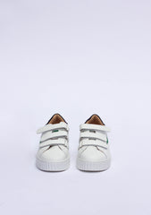 Leather Sneakers Green Lightning