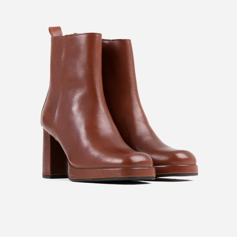 Ankle Boot Brown Caramel