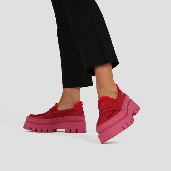 Loafer Red Evi Ann