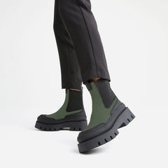 BIKER BOOT EVI ANN | KHAKI BLACK