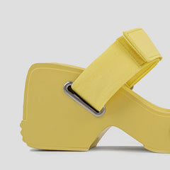 Upp Date Yellow Sandals
