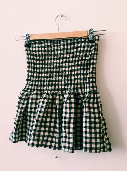 Vichy Skirt Noir