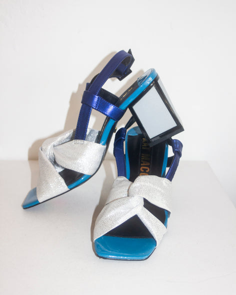Kat Maconie - Resort Ada Metallic Silver/Blue