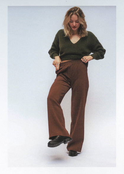 Solveig Pants Chocolate Brown