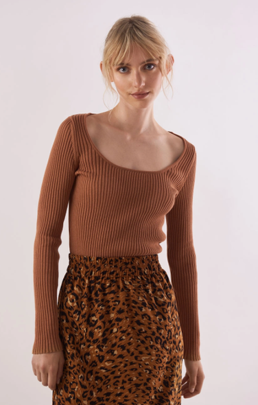Berg Knitted Pull Pecan Brown