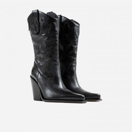 Bonderia Boot Shiny Black