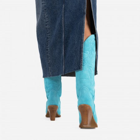 New Kole High Boots Turquoise