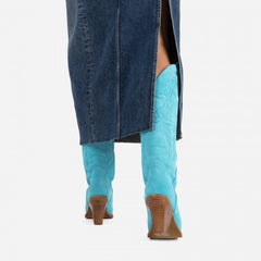 New Kole High Boots Turquoise