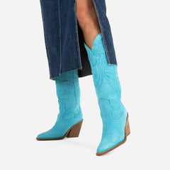 New Kole High Boots Turquoise