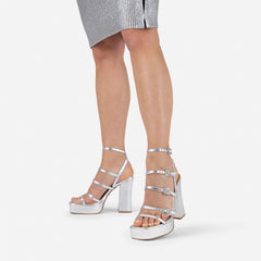 New Spice Silver Sandals