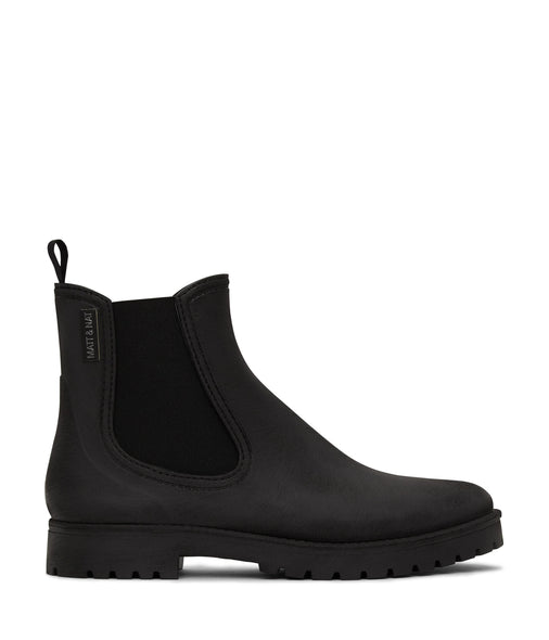 Laney Black Vegan Boots
